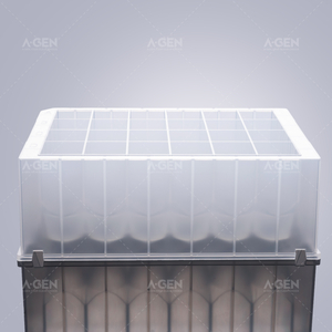 24方孔板，10mL，V底，適用于KF，磨砂外殼