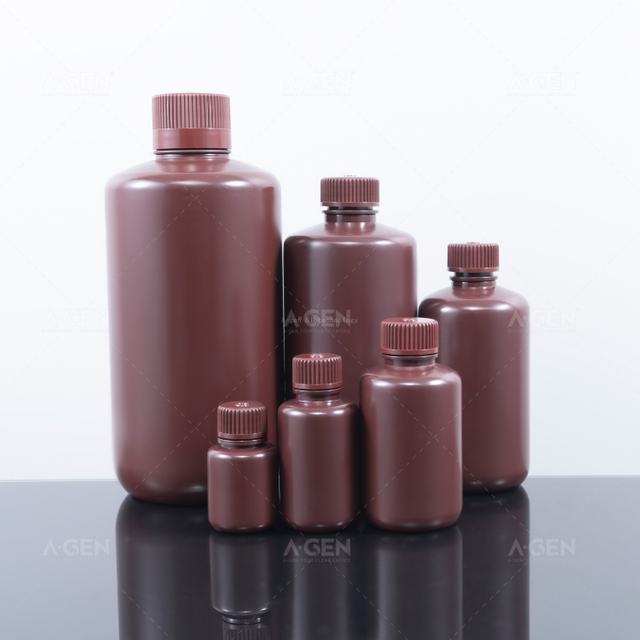 HDPE 棕色 30mL 60mL 125mL 250mL 500mL 1000mL 窄口试剂瓶