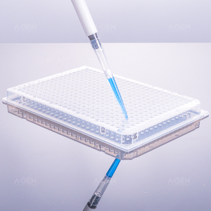 30μL 384孔PCR板 双角切黑标