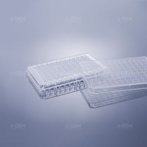 96孔透明U型底透明板透明盖TC处理灭菌吸塑盒