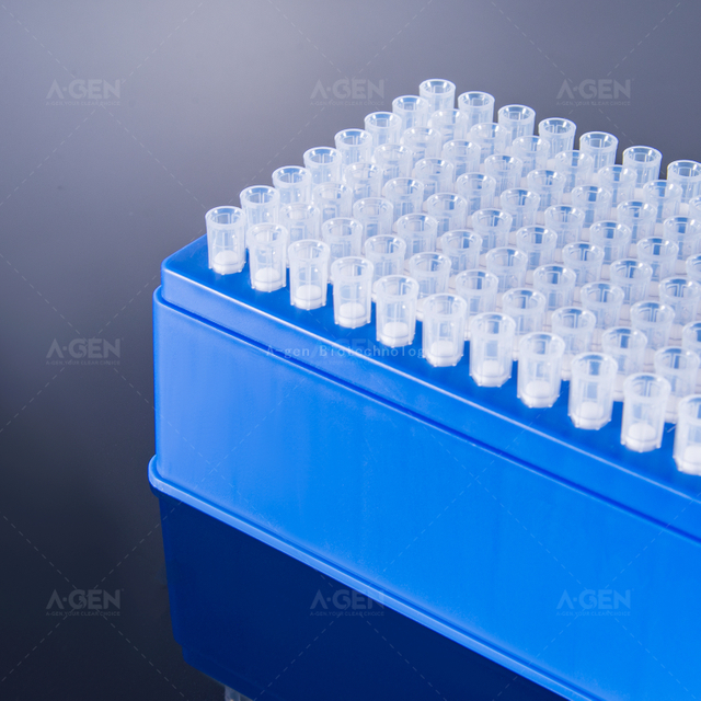 Nayo Tip 250μL 透明自动化 PP 移液器吸头（架式，已灭菌），用于液体转移，带滤芯 FXF-250-RSL 低残留