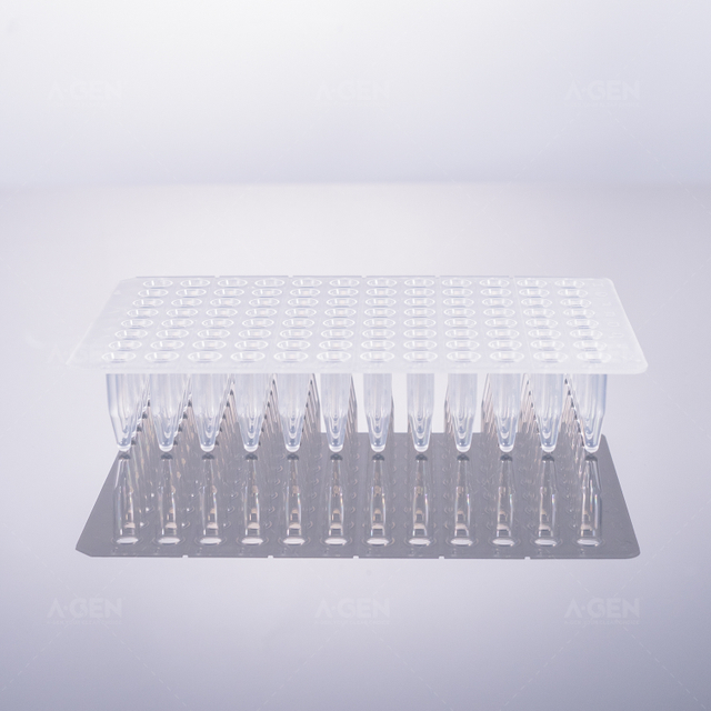 0.2mL 96 PCR，透明，无裙边
