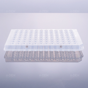 100μL，96孔PCR板，半裙边，标记清晰，透明