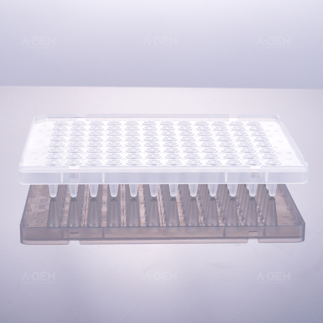 100μL，96孔PCR板，半裙边，标记清晰，磨砂外壳