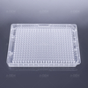 384孔透明底透明板透明盖TC处理灭菌吸塑盒