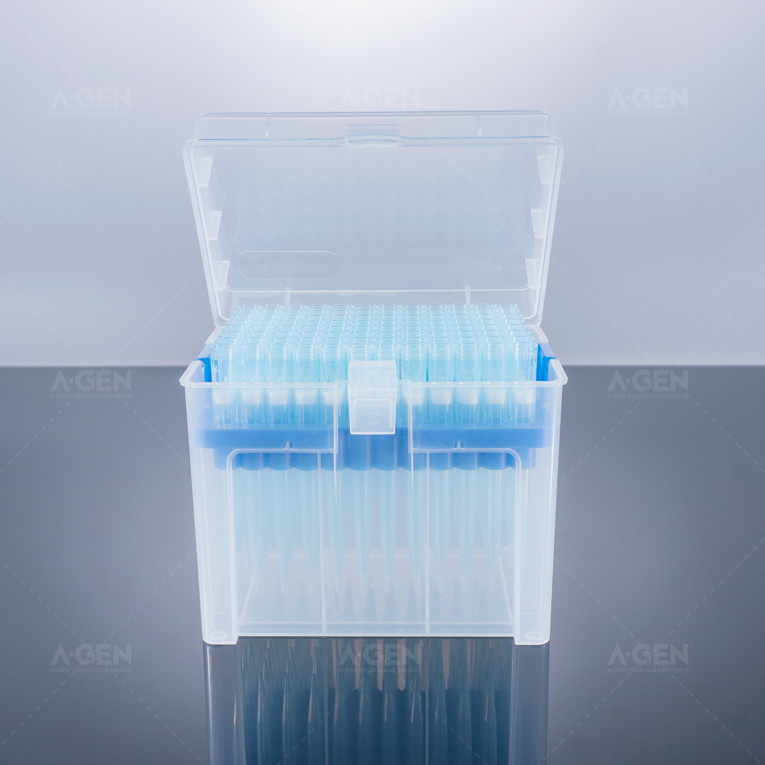 1000ul蓝色滤芯袋装吸头（可选盒装、无菌、低吸附）