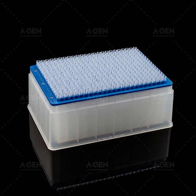 安捷伦 30μL 透明移液器吸头（架式，灭菌），用于液体转移 VT-384-30-RSl 无过滤器