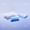 0.2mL蓝色96 PCR板，半裙，可拆卸，黑标