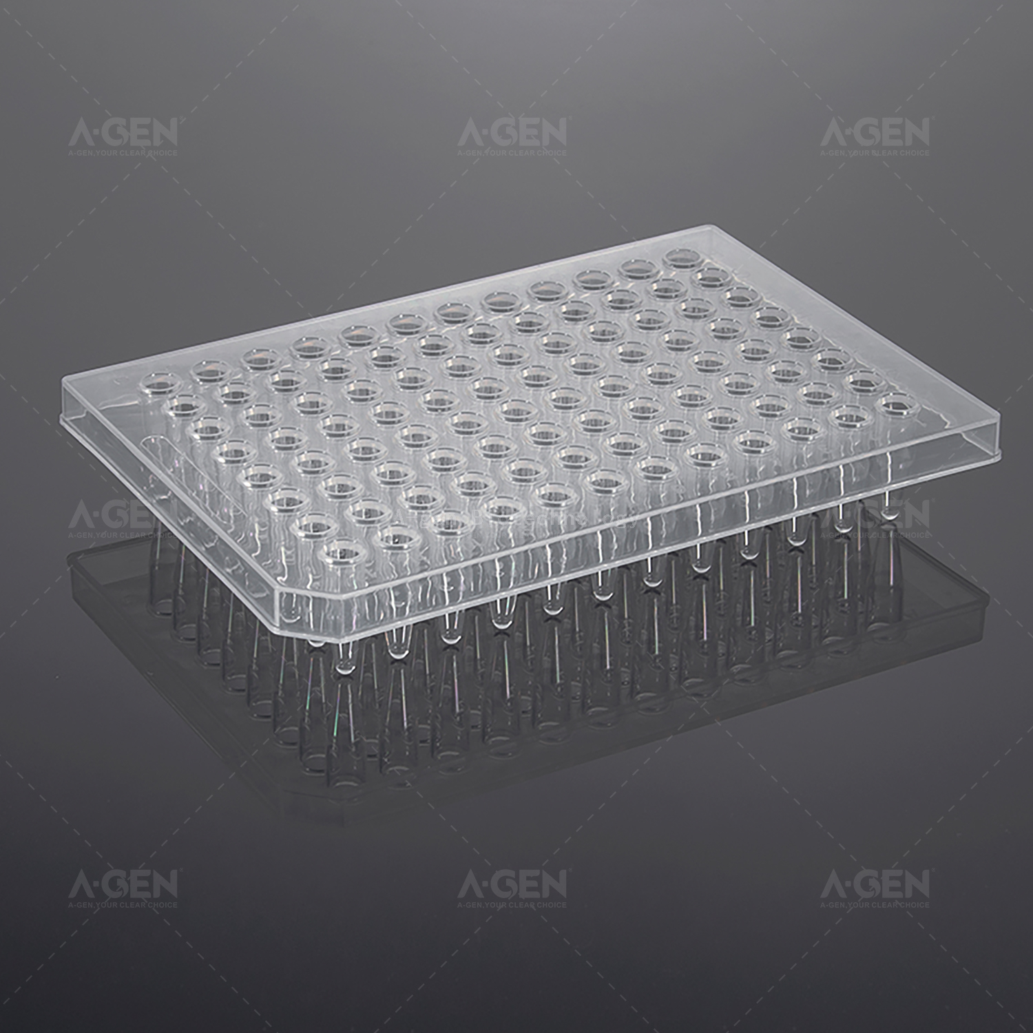PCR管0.2ml 96孔PCR板，半裙